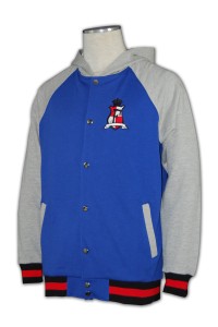 Z136 custom hooded varsity jackets hkba baseball jacket hkba baseball bat hkba baseball game